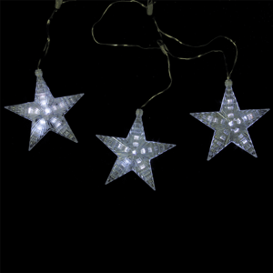 Northlight 3.5ft. LED Cascading Star White Christmas Lights