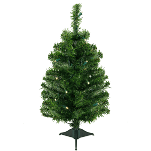 Northlight 2ft. Pre-Lit Medium Mixed Classic Pine Christmas Tree