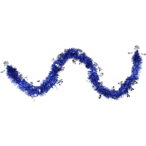 Northlight 50ft. Lavish Blue Christmas Tinsel Snowflake Garland