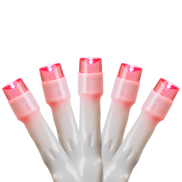 Northlight 10ft. Pink LED Wide Angle Christmas Lights