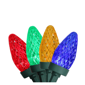 Northlight 100ct. LED Faceted C7 Christmas Lights