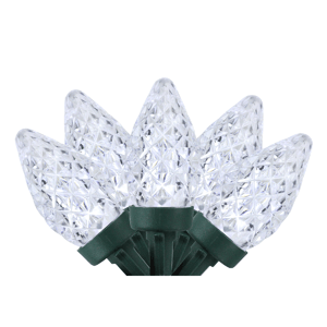 Northlight 66ft. Pure White LED Faceted C7 Christmas Lights