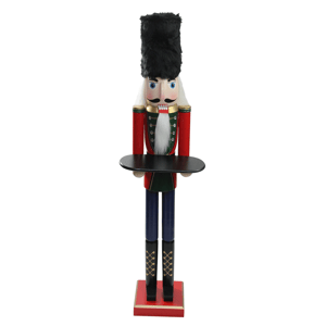 Northlight 48.25in. Red & Black Christmas Butler Nutcracker