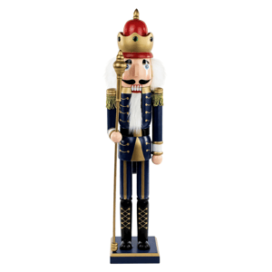Northlight Blue & Gold Christmas Nutcracker King with Scepter