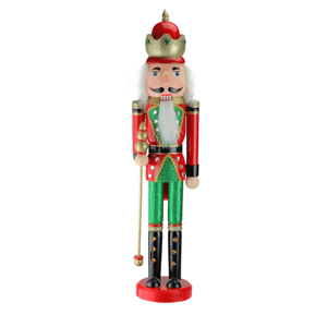 Northlight 24in. Red & Green Wooden Christmas Nutcracker King