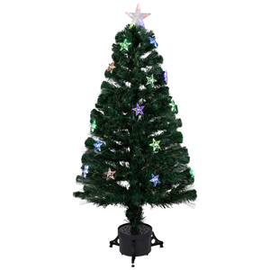Northlight 3ft. Pre-Lit Fiber Optic Christmas Tree with LED Stars