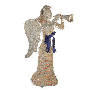 Northlight Lighted Angel with Horn Outdoor Christmas Yard Decor