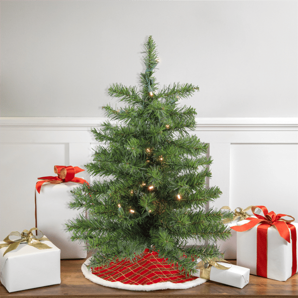 Northlight 2ft. Pre-Lit Medium Canadian Pine Christmas Tree