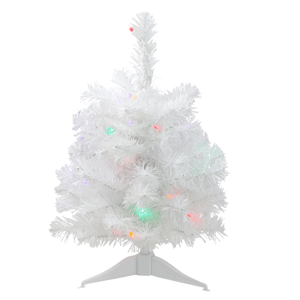 Northlight 18in. Pre-Lit White Artificial Christmas Tree