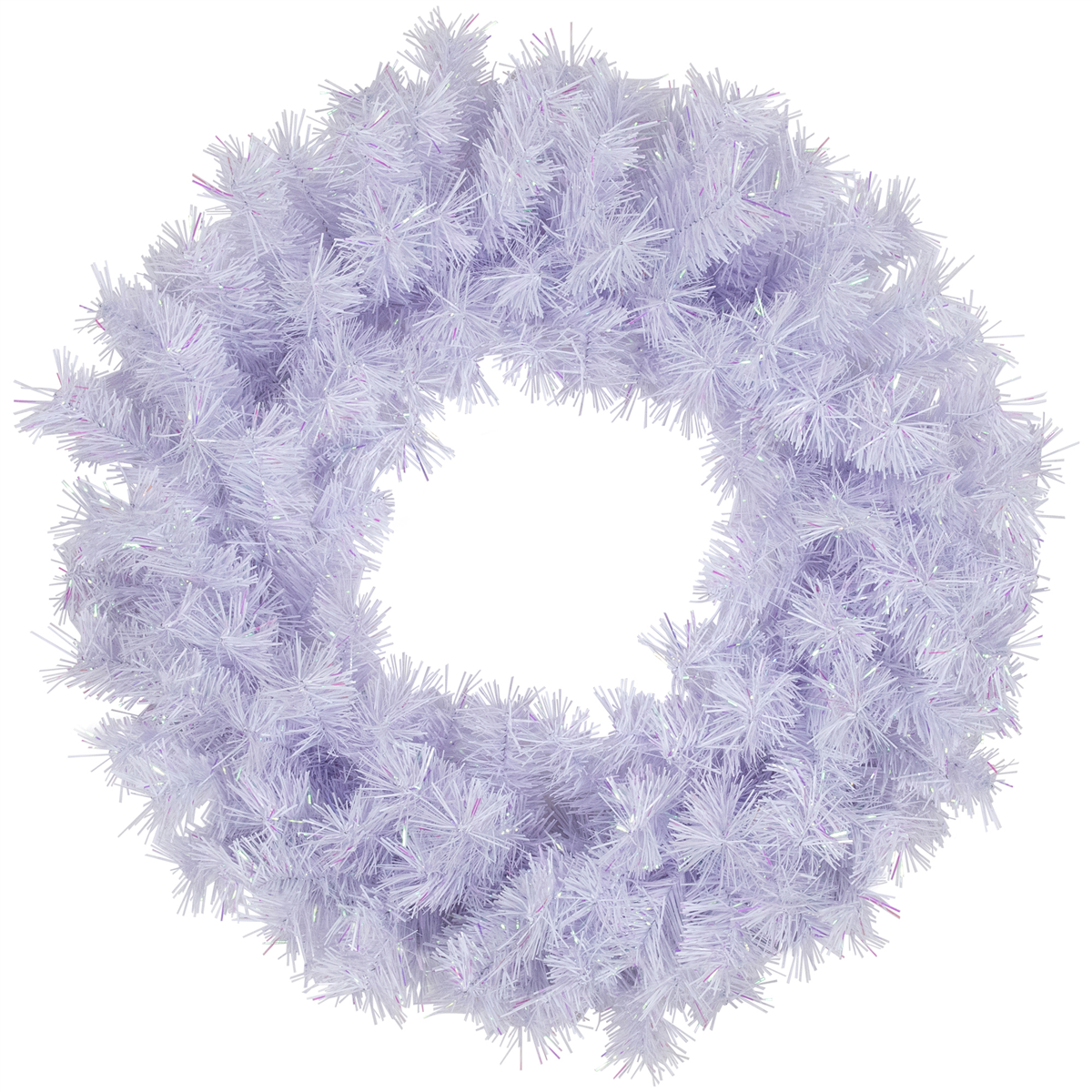33380920 36 in. Unlit Spruce Artificial Christmas Wreath, Icy White