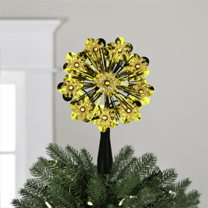 Northlight 5.5in. Gold Snowflake Starburst Christmas Tree Topper