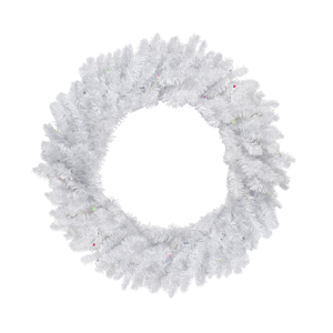 Northlight 30in. Multicolor LED Snow White Christmas Wreath