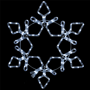 Northlight LED Rope Light Snowflake Christmas Decoration