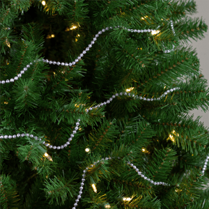 Northlight 15ft. Celestial Silver Lame Beaded Christmas Garland