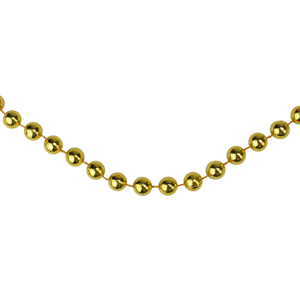 Northlight 33ft. Gold Shiny Round Beaded Christmas Garland