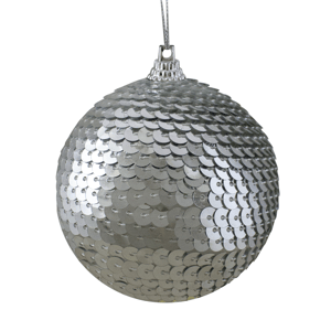 Northlight Silver Sequin Shatterproof Christmas Ornament