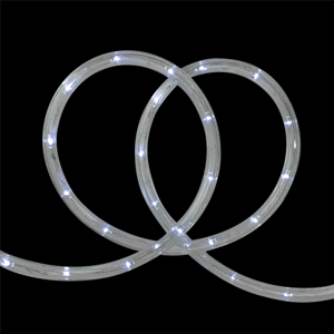 Hofert White LED Flexible Christmas Rope Light - 96ft.