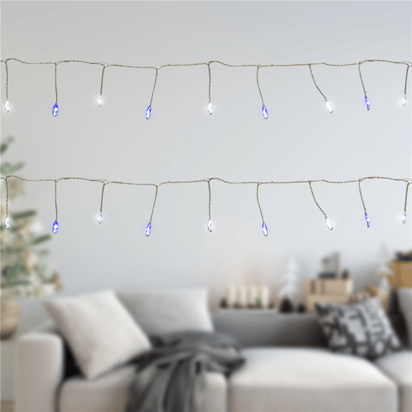 Northlight 6ft. LED Fairy Water Droplet Christmas String Lights