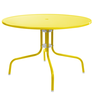 Northlight 39.25-Inch Outdoor Retro Metal Tulip Table