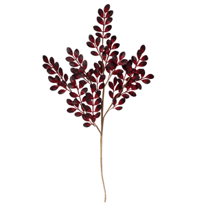 Northlight 37in. Glittered Leaves Artificial Christmas Spray