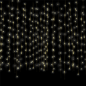 Northlight 10ft. LED Multi-Function Curtain Christmas Lights