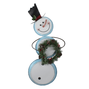 Northlight 36in. Snowman with Wreath Christmas Decoration