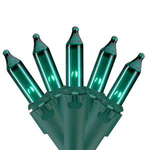 Northlight 17.25ft. Teal Green Mini Christmas Light Set