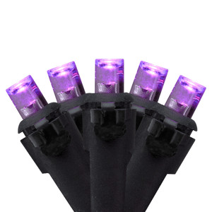 Northlight 16ft. Wide Angle Purple LED Christmas Lights