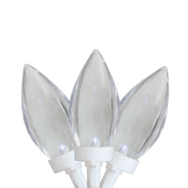 Northlight 16ft. Pure White LED C9 Christmas Lights