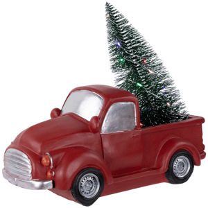 Northlight LED Pine Tree in Vintage Truck Christmas Decor