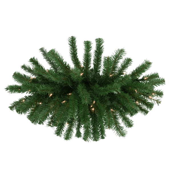 Northlight 28in. Pre-Lit Dorchester Pine Christmas Swag
