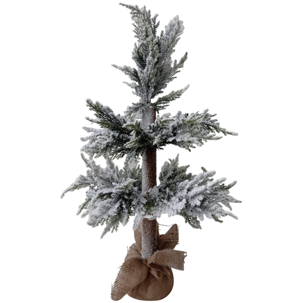 Northlight 27.5in. Heavily Flocked Pine Christmas Tree