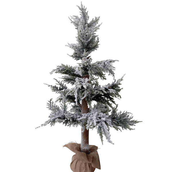 Northlight 35.25in. Heavily Flocked Pine Christmas Tree