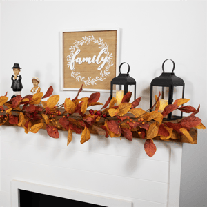 Northlight 5ft. Artificial Leaves Fall Harvest Garland alternate view