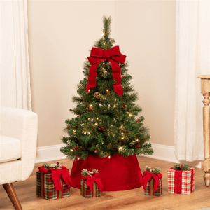 Northlight 4ft. Pre-Lit Frosted Carolina Spruce Christmas Tree