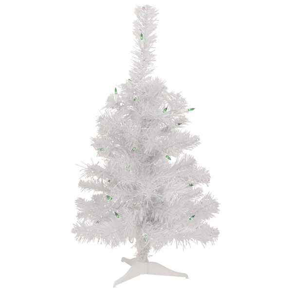 Northlight 2ft. Pre-Lit Medium Rockport White Pine Christmas Tree