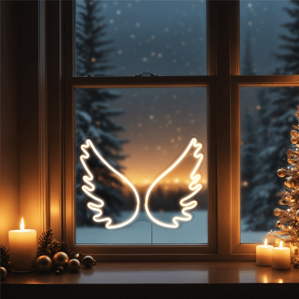 Northlight LED Angel Wings Neon Lighted Christmas Decoration