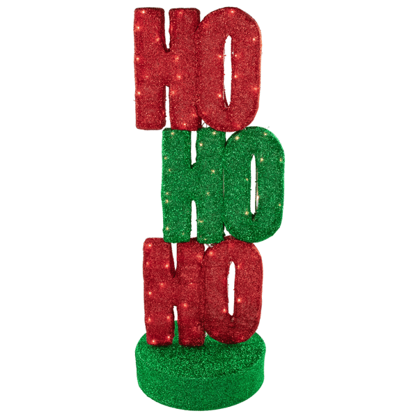 Northlight 39in. Lighted Ho Ho Ho Outdoor Christmas Sign