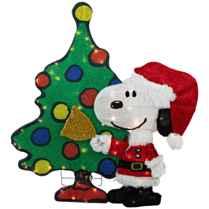 Northlight LED Peanuts(tm) Snoopy & Christmas Tree Outdoor Decor