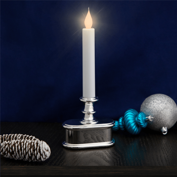 Northlight LED Lighted Window Candle with Base