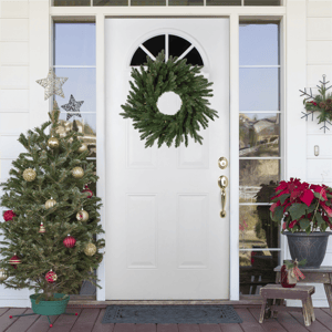 Northlight Real Touch(tm) Pre-Lit Grande Spruce Christmas Wreath alternate view