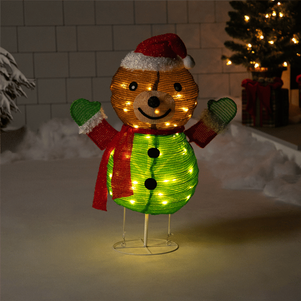 Northlight Pop-up Bear in Santa Hat Outdoor Christmas Decor