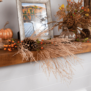 Northlight 35in. Fountain Grass Artificial Fall Harvest Spray alternate view