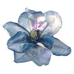 Northlight Magnolia Blue Flower Clip-On Christmas Ornament