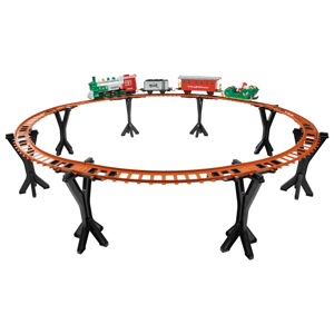 Northlight 36pc. Animated Train Set with Raised Track and Sound
