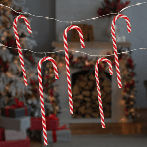Northlight 3ft. LED Micro Fairy Candy Cane Christmas Lights alternate view