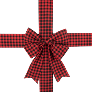 Northlight 14ft. Red Buffalo Plaid Christmas Door Bow
