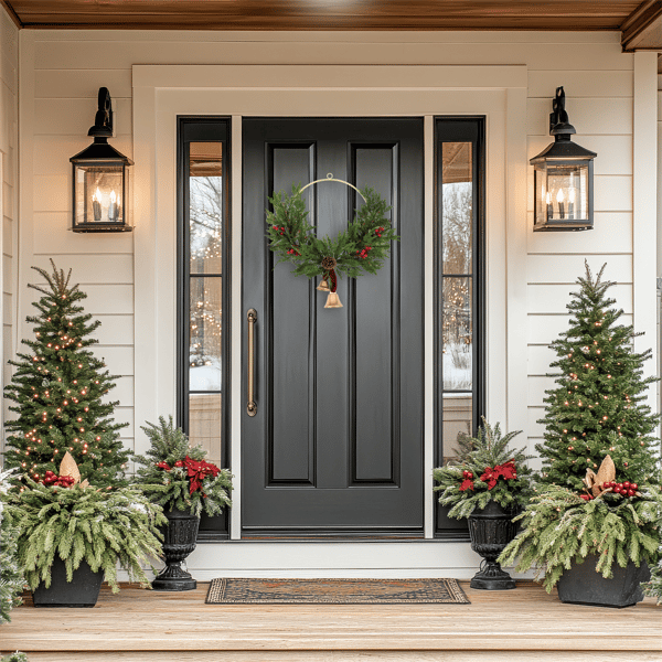 Northlight Real Touch(tm) Cypress & Pine w/ Berries Christmas Wreath