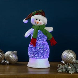 Northlight LED Lighted Acrylic Snowman Christmas Snow Globe