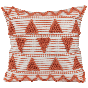Northlight Handloom Woven Outdoor Square Throw Pillow - Orange